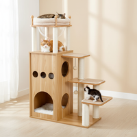 Arbre bois XL beige - En situation