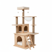 Arbre bois XL beige - Fond blanc