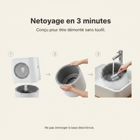 Litière 80L - Nettoyage premium