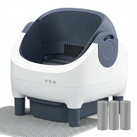 Litière automatique fond blanc
