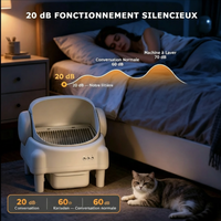 Litière - Fonctionnement silencieux 20dB