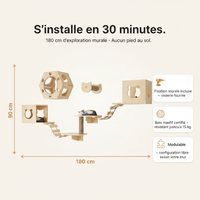Parcours mural - Dimensions
