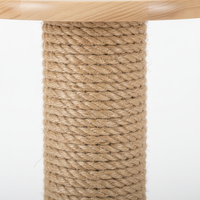 Sol-plafond 5 niveaux bois - Détail sisal