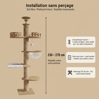 Sol-plafond bois - Installation