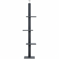 Sol-plafond gris anthracite - Fond blanc
