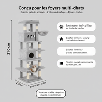 XXL 210cm - Multi-chats